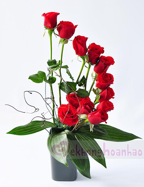 Mãn nhãn với bộ sưu tập cách cắm hoa hồng đẹp tinh tế hình 30