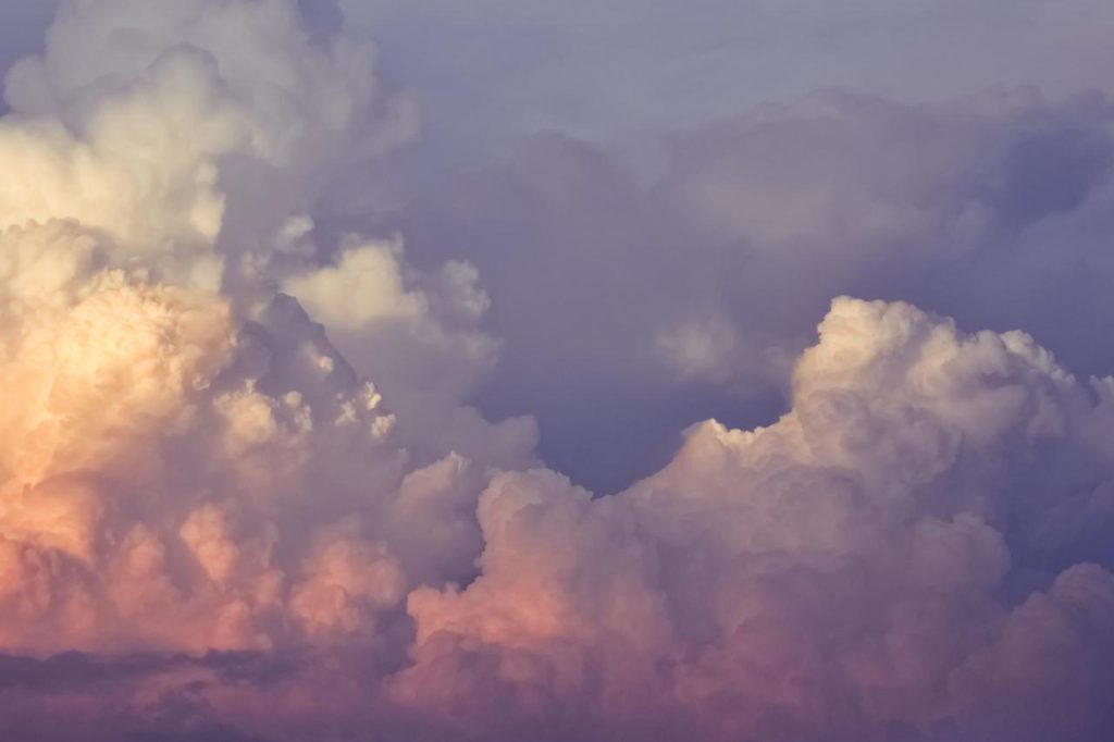 Hình ảnh mây hồng mây cam cực đẹp
