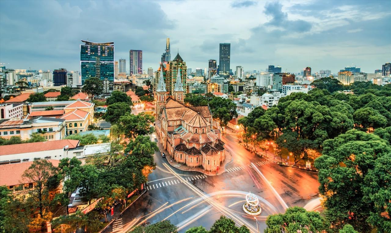 Hình ảnh con đường đẹp nhất thành phố Hồ Chí Minh
