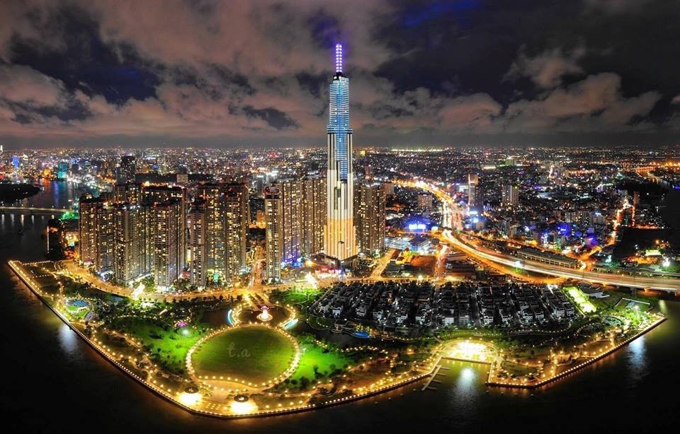 Hình ảnh Thành phố Hồ Chí Minh tuyệt đẹp khi đêm đến